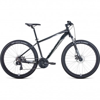 Велосипед FORWARD APACHE 27,5 2.0 disc, рама 19", 2020-2021, черный/серый Велосипед FORWARD APACHE 27,5 2.0 disc, рама 19", 2020-2021, черный/серый