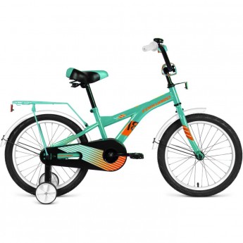 Велосипед FORWARD CROCKY 18 (18" 1 ск.) 2022, бирюзовый/оранжевый Велосипед FORWARD CROCKY 18 (18" 1 ск.) 2022, бирюзовый/оранжевый