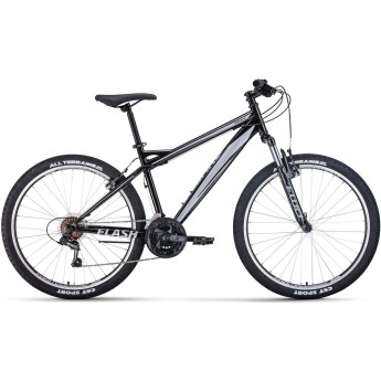 Велосипед FORWARD FLASH 26 1.0, рама 17", 2022, черный/серый Велосипед FORWARD FLASH 26 1.0, рама 17", 2022, черный/серый