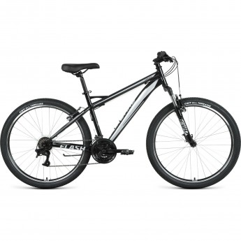 Велосипед FORWARD FLASH 26 1.2, рама 19", 2022, черный/серый Велосипед FORWARD FLASH 26 1.2, рама 19", 2022, черный/серый
