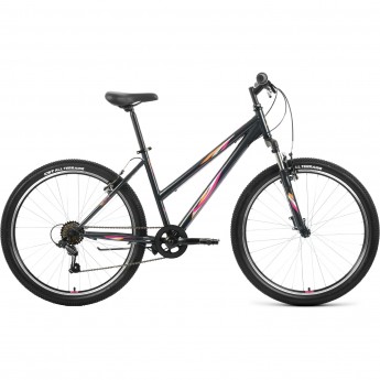 Велосипед FORWARD IRIS 26 1.0, рама 17", 2022, темно-серый/розовый Велосипед FORWARD IRIS 26 1.0, рама 17", 2022, темно-серый/розовый