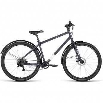 Велосипед FORWARD SPIKE 29 D 29", рама 18", серый/серебристый, 2023 Велосипед FORWARD SPIKE 29 D 29", рама 18", серый/серебристый, 2023