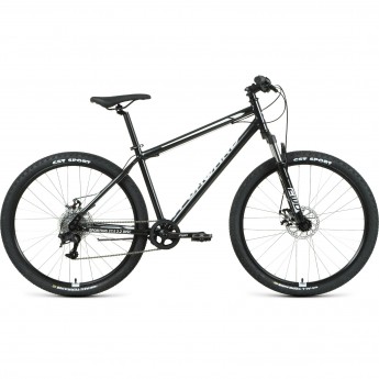 Велосипед FORWARD SPORTING 27,5 2.2 disc (2021) черный/белый с рамой 17" Велосипед FORWARD SPORTING 27,5 2.2 disc (2021) черный/белый с рамой 17"