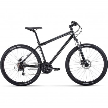 Велосипед FORWARD SPORTING 27,5 3.0 disc (2021) черный с рамой 17" Велосипед FORWARD SPORTING 27,5 3.0 disc (2021) черный с рамой 17"